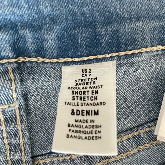 H&M stretch denim short shorts - Picture 4 of 10